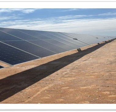 INSTALLATION OF RFI DOCKING STAT AT AR RASS 700 MW PV SOLAR PROJECT.